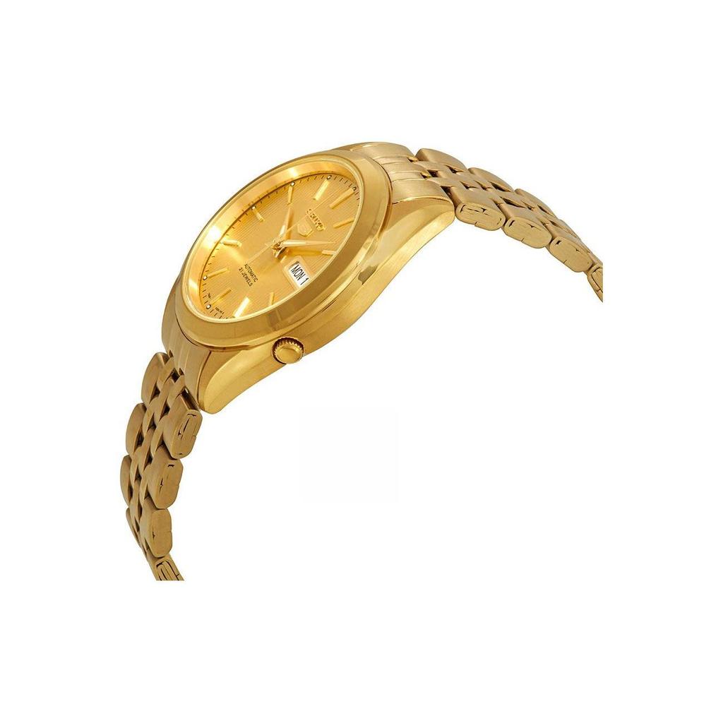 Seiko 30M Waterproof Automatic Mechanical Movement Stainless Steel Watch Men watches Gold SNKK98K1
