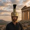 Steel Roman Centurion Helmet with Warrior Crest for Cosplay, LARP