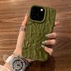 Applicable To IPhone 16 Wrinkled Skin-feeling Mobile Phone Case Apple 15proMax All-inclusive Matte 14 Anti-fall Protection Case