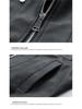 Men's PU Leather Jacket - Versatile Solid Color for Spring and Autumn