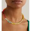 Hand Beaded Natural Stone Colorful Fashion Versatile Clavicle Necklace