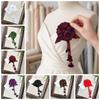 Multi-Layer 3D Petal Tassel Applique Flower DIY Craft Embellishment  Hair Accessories