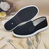 Men's Slip-On Old Beijing Cloth Shoes: Comfortable, Breathable, Non-Slip, Soft Sole, Ideal for Spring and Autumn