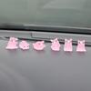 2ks Car Ornament Mini Pig