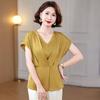 New Summer Clothing Chiffon Shirt Waist Fashionable Women's Tops Fashionable Small Shirt