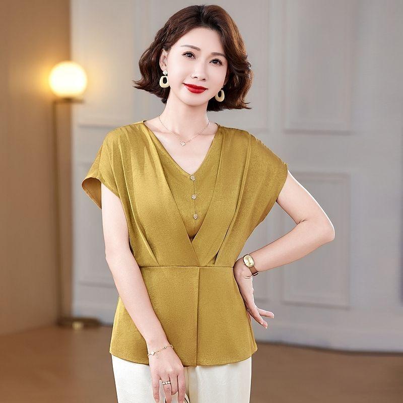 New Summer Clothing Chiffon Shirt Waist Fashionable Women's Tops Fashionable Small Shirt