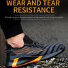 Men Safety Boots Steel Toe Anti Smash Anti Puncture Work Shoe Indestructible Breathable Couple Casual Shoes Lace Up Men Sneakers