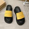 Fashion Shoes Woman 2025 Slippers Heels Pantofle Luxury Slides Platform High New Designer Summer Fashion Shoes Woman 2025 Slippers Heels
