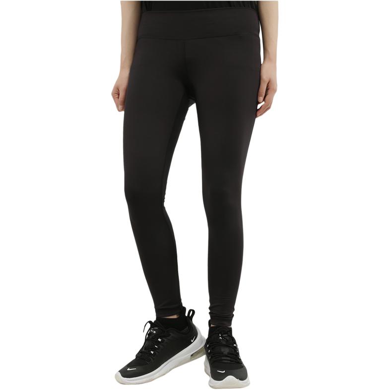 adidas Solid Color Comfortable Casual Mid Waist Knitted Sports Pants Women Bottoms Black CX5309