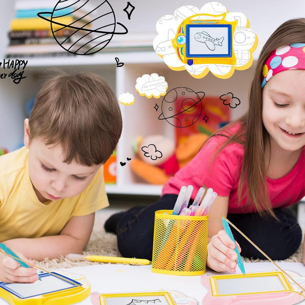 Small Fish Color Drawing Board Magnetic Writing Board Early Education Puzzle Children Graffiti Teaching Tool Drawing Board Toy