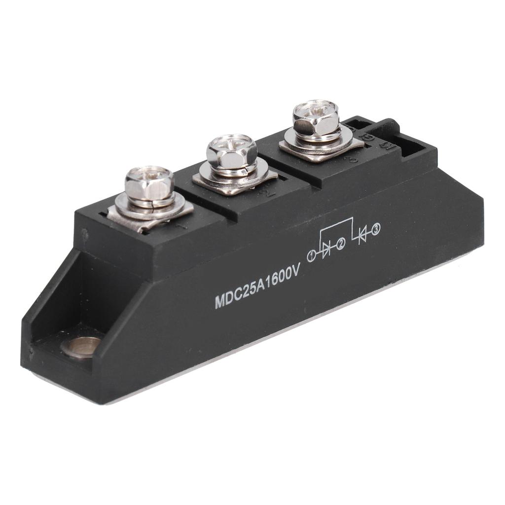Gleichrichtermodul 3 Anschlüsse Gleichrichtung Stromkreis Steuerzubehör MDC25A 1600V