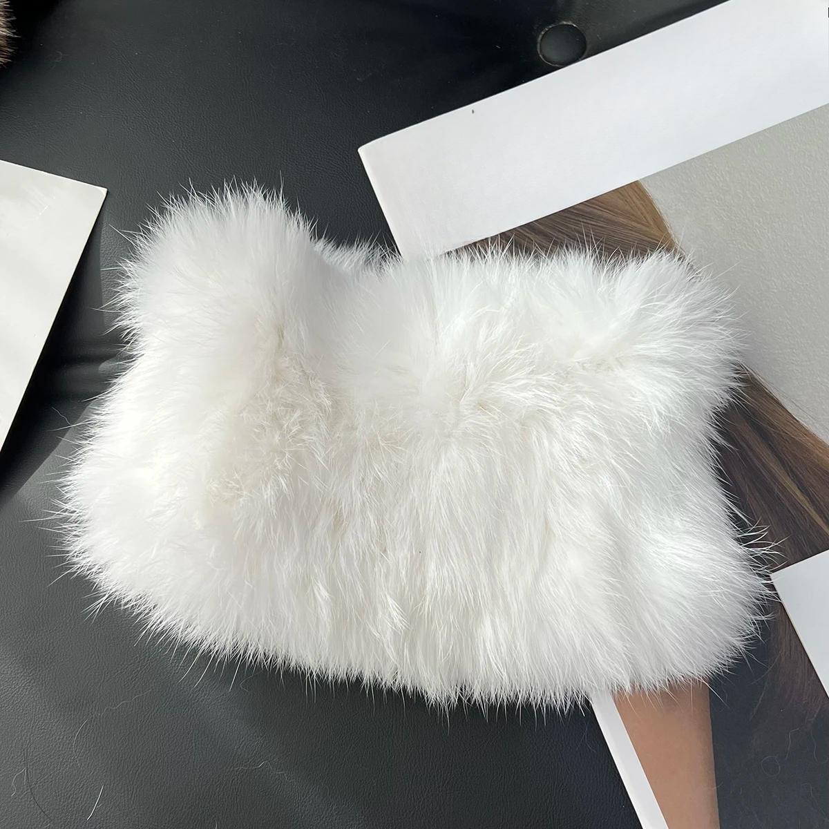 

Женский зимний теплый шарф из натурального меха кролика, горячая распродажа, глушитель из натурального меха кролика, 2024, женские шарфы из 100% натурального меха, оптовая и розничная торговля One Size