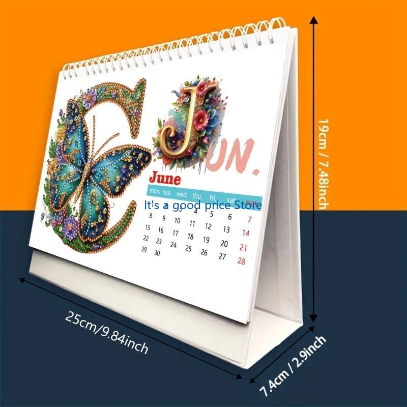  2026 Desk Calendar Standing Calendar Desktop Calendar Office Calendar Painting Calendar