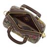 Coach Rowan 18 Signature Jacquard Floral Geprägte Boston Tasche Damen Handtaschen Braun CDY31-IMPU7