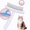 Dog Comb Rake Combs Dog Brush Single Row Rake Combs for Dogs Hair Cleaning Pet Grooming Massage Cat Comb Comfortable Dogs Brush