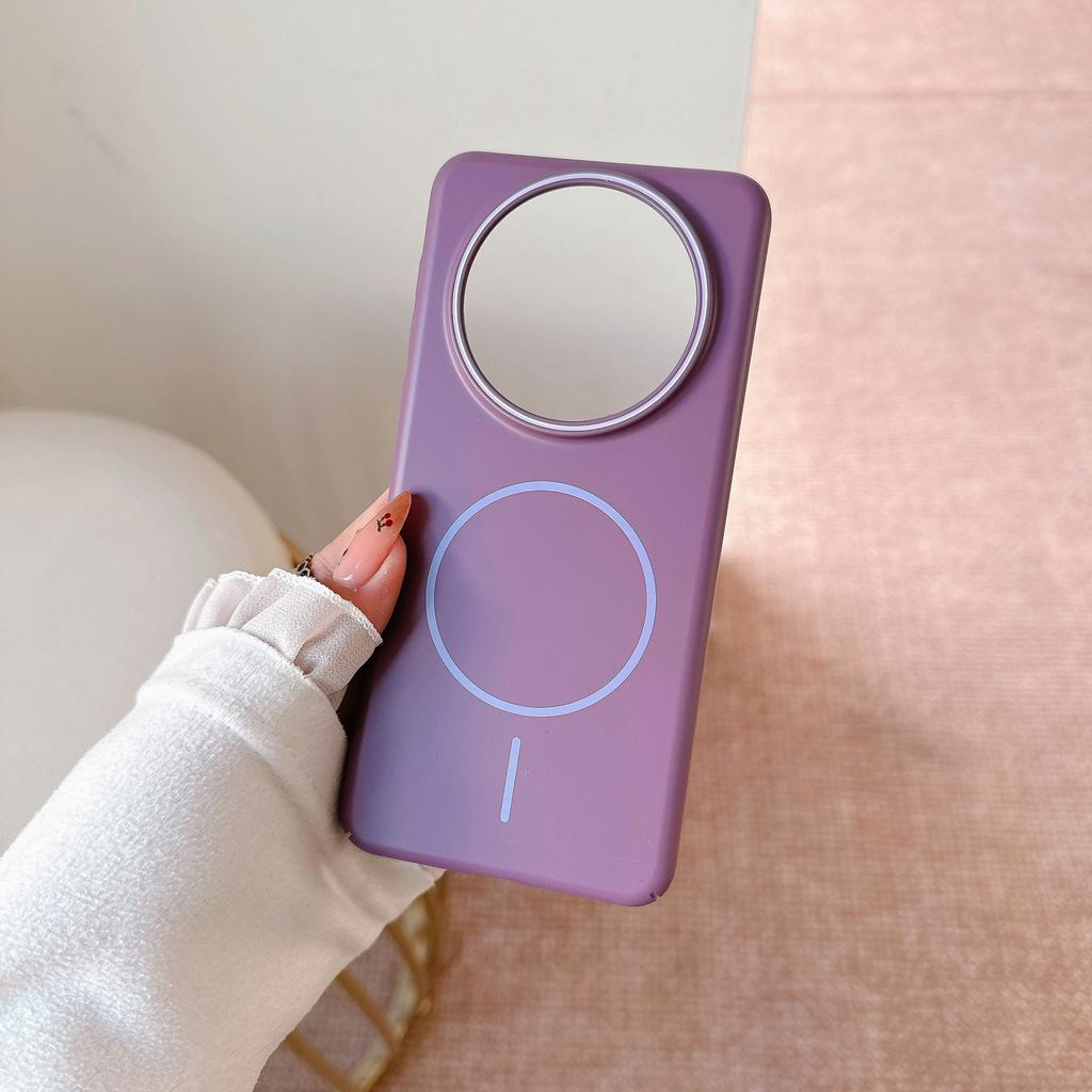 Suitable for Huawei MATE70pro Soft PC Magnetic Suction Phone Case Mate60 Skin-soft Macaron Protection Case