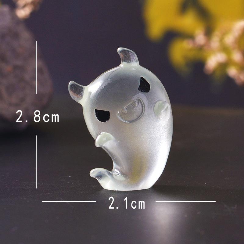 Luminous Decorative Item Ghost Pumpkin Small Decorative Item Car Center Console Decoration Luminous Decorative Item