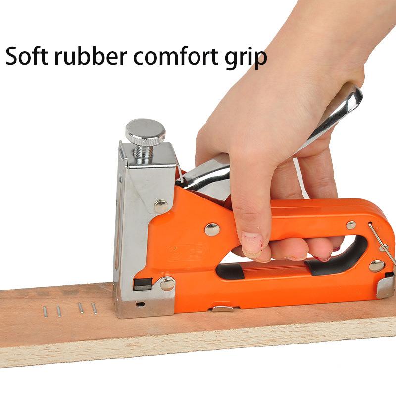 Multitool Nail Stapler Gun Furniture Stapler for Wood Door Upholstery Framing Rivet Gun Kit Nailers Rivet Tool Stationery
