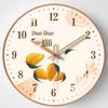Silent 3D Clock: Magnetic Refrigerator Sticker - Creative Home Decor