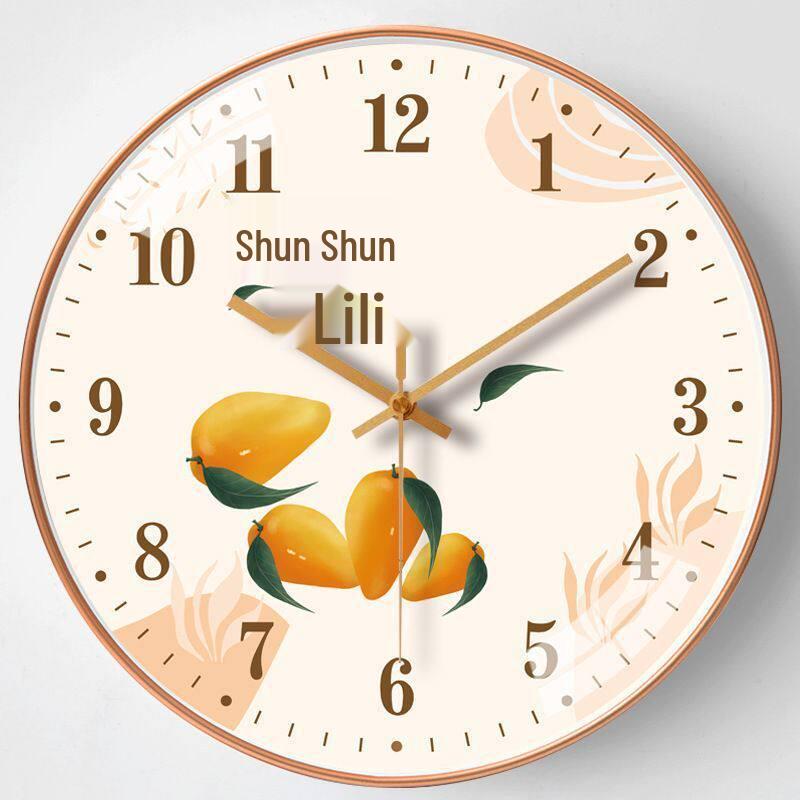 Silent 3D Clock: Magnetic Refrigerator Sticker - Creative Home Decor