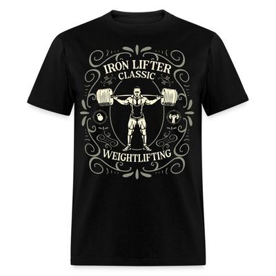 Iron Lifter Shirt Classic Weightlifting Tshirt Gym T-Shirt Size S-6XL