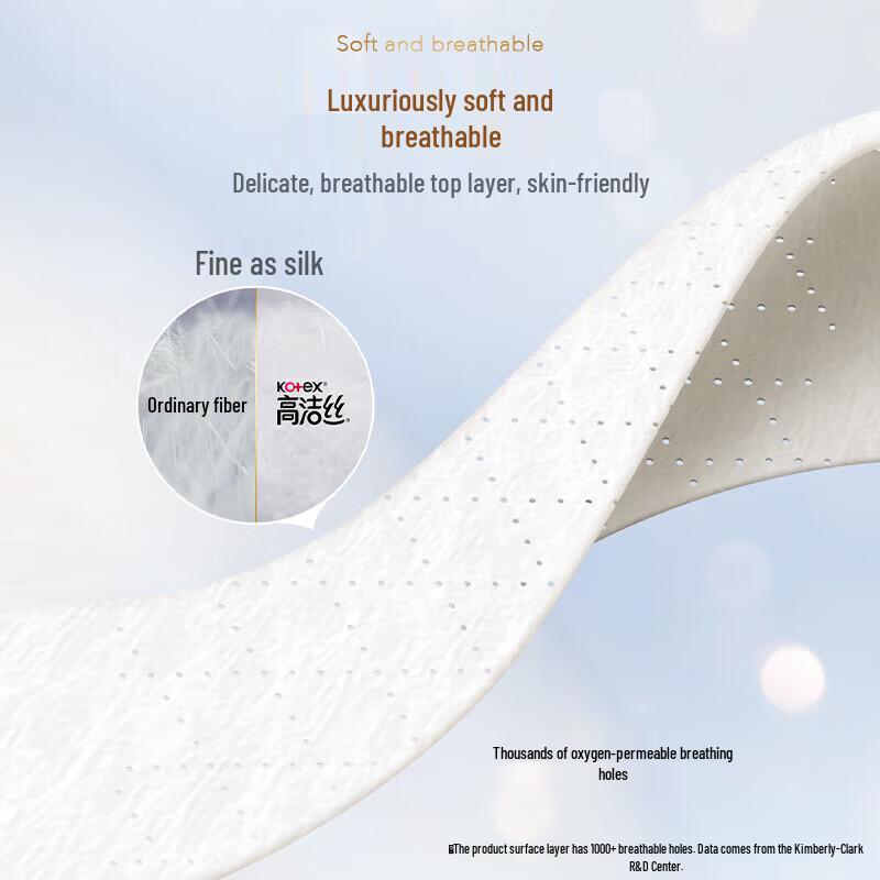 Kotex Luxe Ultra-Thin Cotton Soft Sanitary Pads
