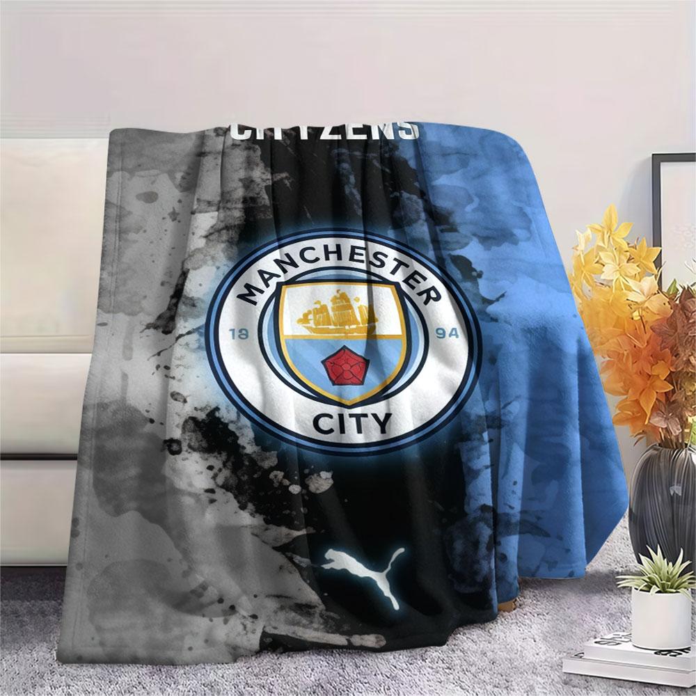 Coole MCFC Drucke Decke, Hohe Qualität, Bequem für Alle Jahreszeiten, Heimdekoration, Wärme und Komfort