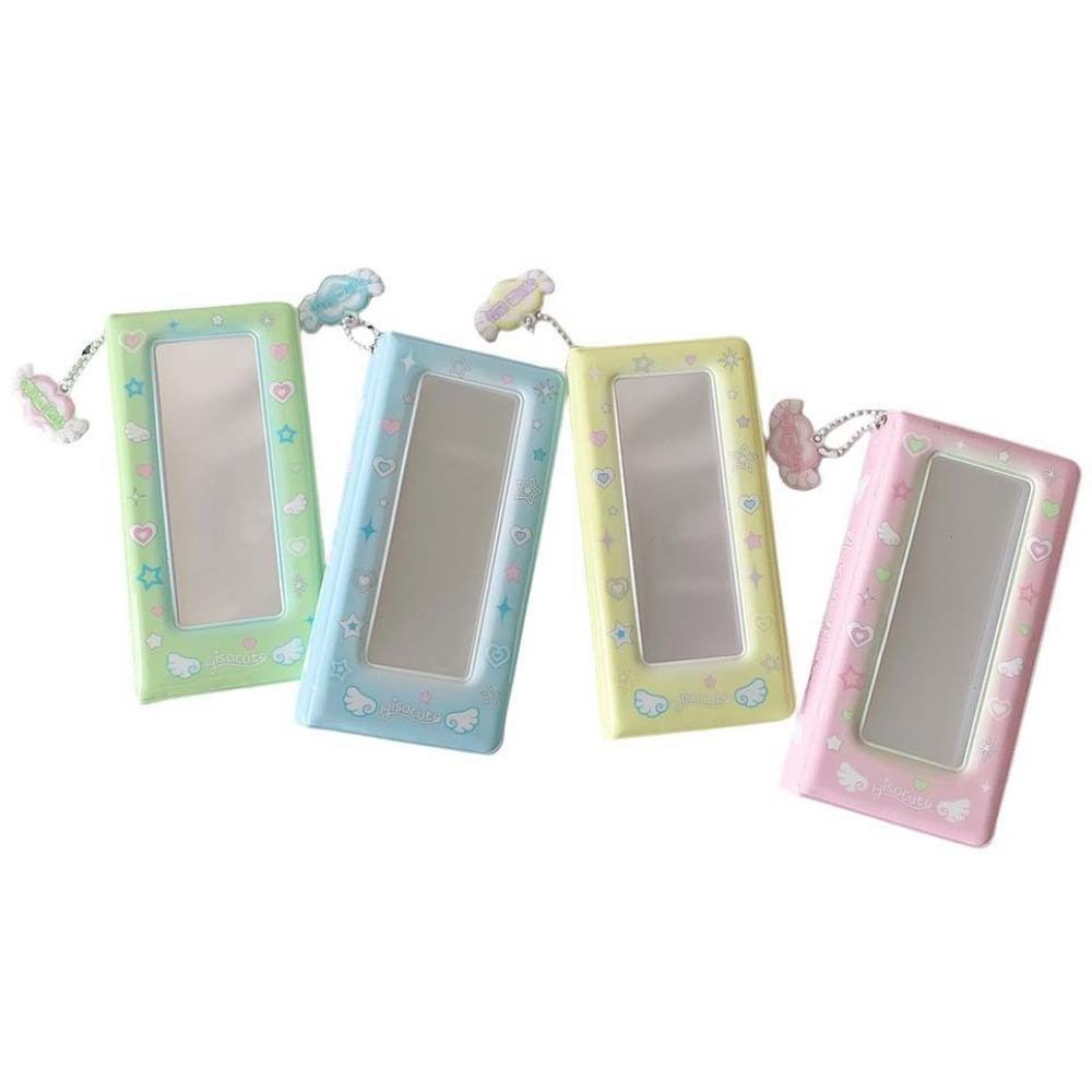 PVC Card Cover ID Photo Photocard Frame Love Heart Idol Card Display Protector  Student Friends