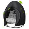 Patio Hanging Egg Chair Cover Waterproof 210D Oxford Cloth Seat Swing Egg Chair Covers Garden Dust Protector Chair Cover