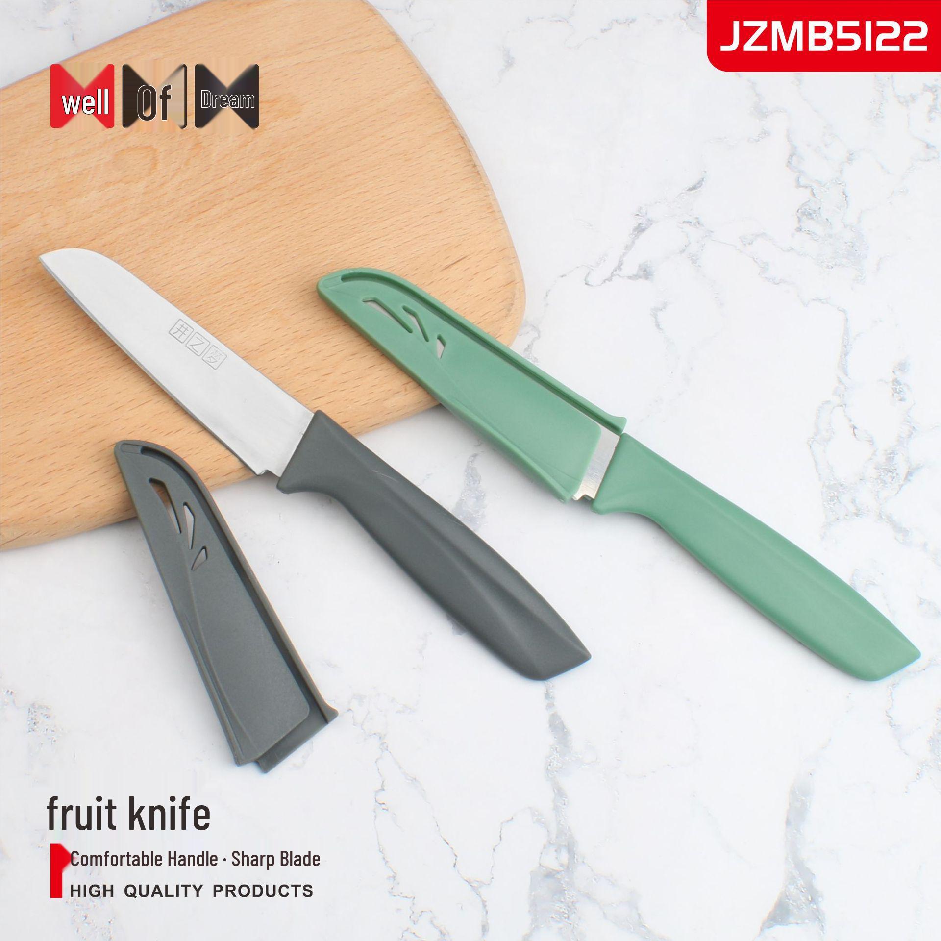 Jindajing Nordic Color Fruit & Melon Peeler with Blade Cover JZMB5122