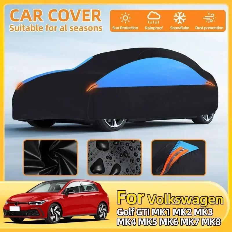For VW For Volkswagen Golf GTI MK1 MK2 MK3 MK4 MK5 MK6 MK7 MK8 Full Car Cover Outdoor Sun Anti UV Rain Snow Frost Dust Protectio