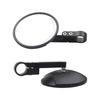 Panoramic Visibility Bike Rearview Mirror Shockproof ABS Build 360 Adjustable Angle Easy Installation for Motorcycles