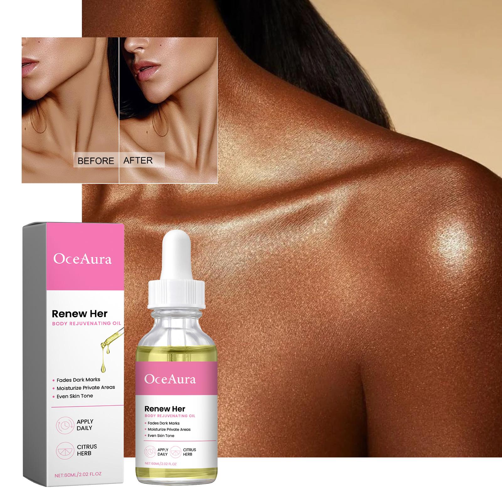 Body Lightening Oil Nourishing Smooth Improve Dry Rejuvenating Brightening Massage Deep Moisturizing Repairing Soften Skin Care 60ml