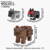 MOOXI Hot 99 Notti nella Foresta Gioco Horror MOC Modello in Mattoncini Set di Blocchi da Costruzione Giocattolo per Adulti Bambini Diorama Fai da Te Assemblaggio Regalo