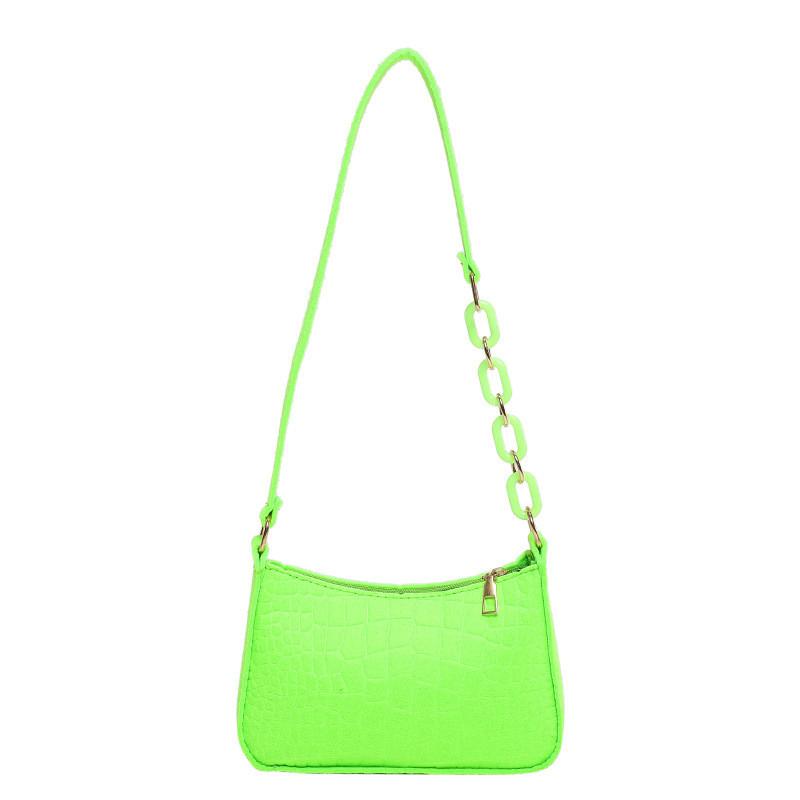 Chic 2024 Korean Chain Mini Handbag Lightweight Practical Versatile Two-tone Design Perfect For Everyday Use