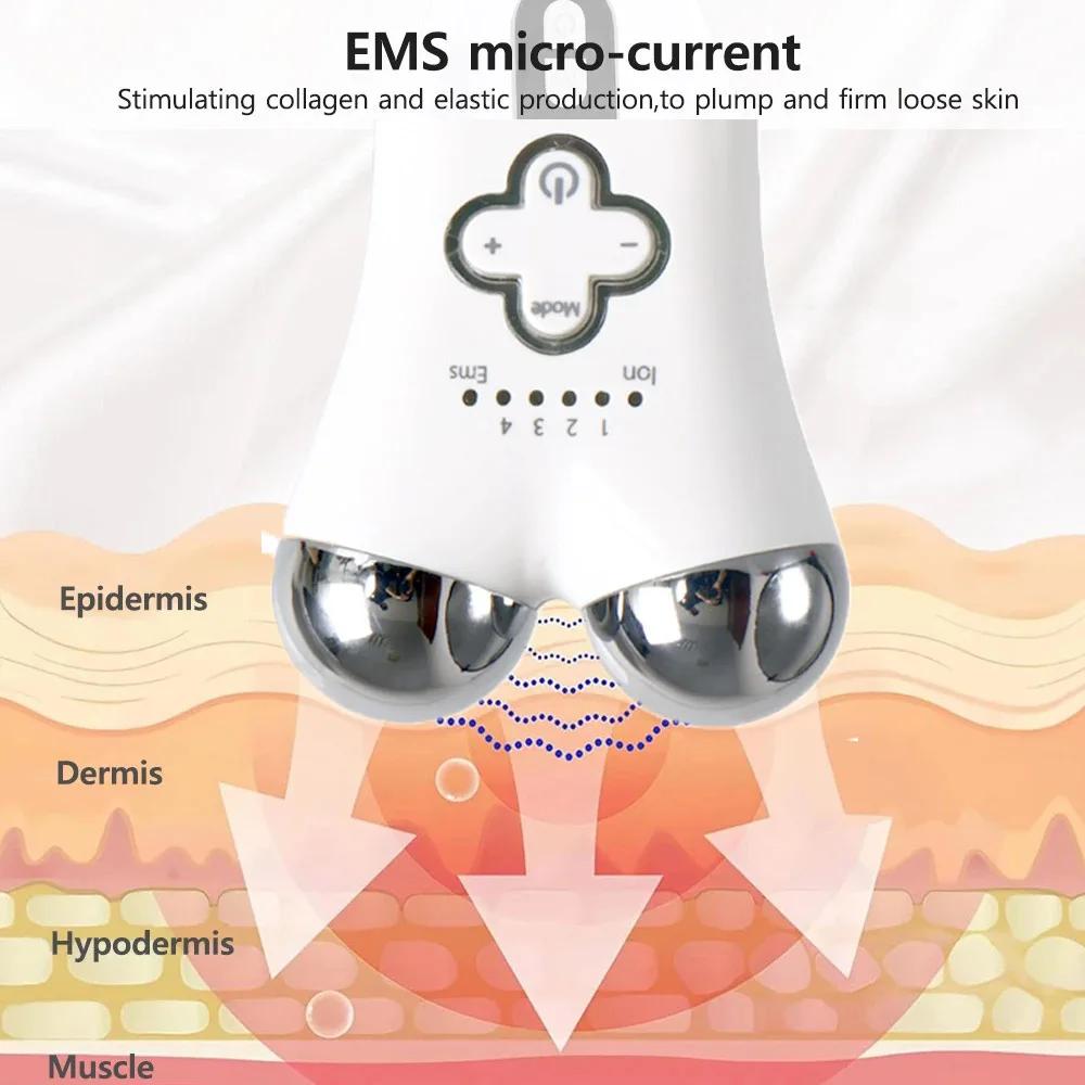 Face Lifting Machine Microcurrent Electric Facial Massager Anti Wrinkle Chin-up Factial Rejuvenation