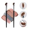 Aninako Nose Shadow Set of 2 Shading Pony Makeup Good Powder Excellent Color Small Nose Portable Brush, Angled, (Large + Small), Brush, 100% Hair,