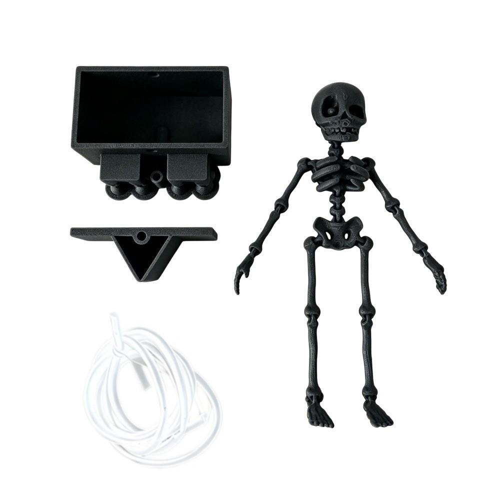 Plastic Dancing Skeleton Aquarium Ornament Movable Oxygen Skeleton  Aquariums Enthusiasts