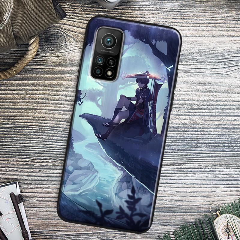 Scaramouche Genshin Impact Hülle Für Xiaomi 13 11T 12T Pro 12 Lite 12X Cover Für POCO X3 X4 X5 F5 Pro F4 GT C40 M5s F3