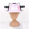 Casco per bevande Bere Birra cola Coke Soda Cappello da minatore Pigramente rilassato Cappello con cannuccia Festa di compleanno Fresco Unico Giocattolo Supporto per accessori Guzzler