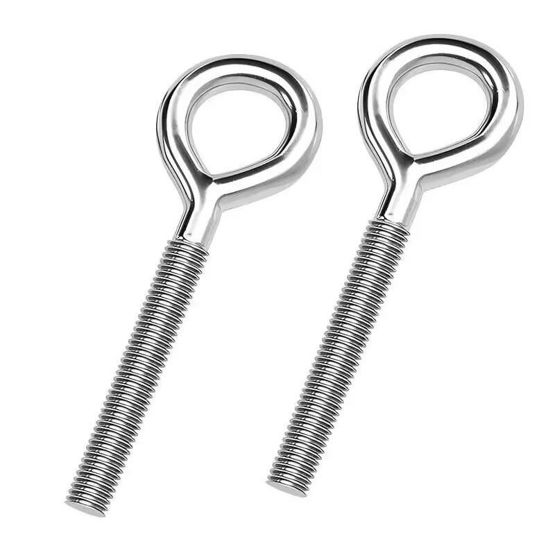 304 Stainless Steel Eye Bolt Question Mark Hook for Lifting and Hanging