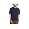 Under Armour Solid Color Comfortable Loose Fit Sports Crew Neck Short Sleeve Vintage T-Shirt Men T-Shirts Dark-Blue 1389147-410