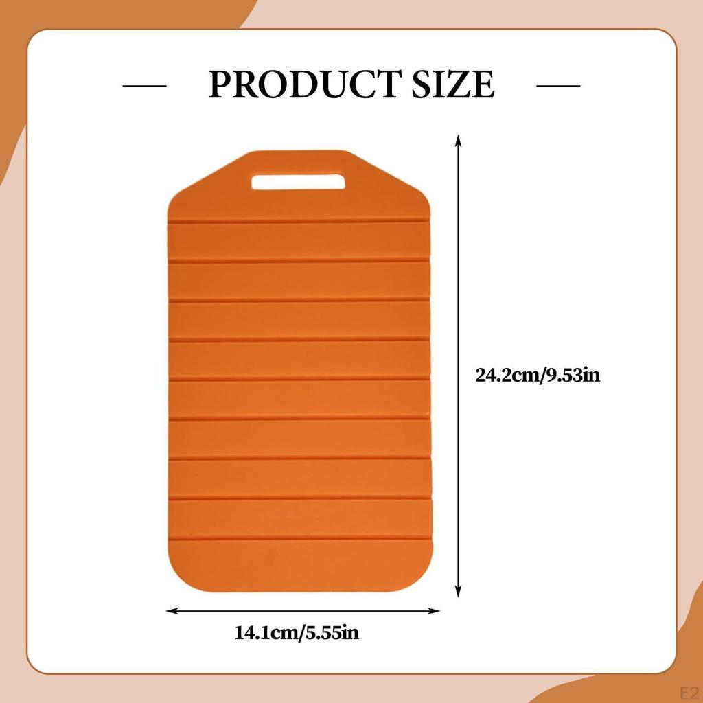 Foldable Cutting Board Chopping Gift Non Slip Flexible Silicone Portable for Meat Vegetables