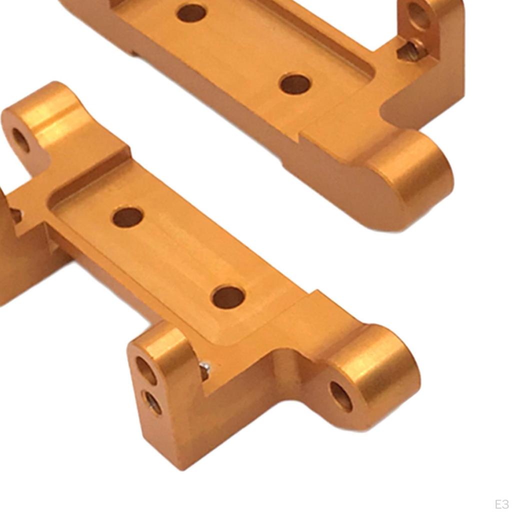 2 Pieces Metal Upper Arm Mount 1:10 Scale Car accessories Upgrades Support Replacement for J3 RC