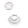 RV Plumbing Vent Cap Kit Duct Vent Cover with Screws for  Camper Trailer Motorhome, White