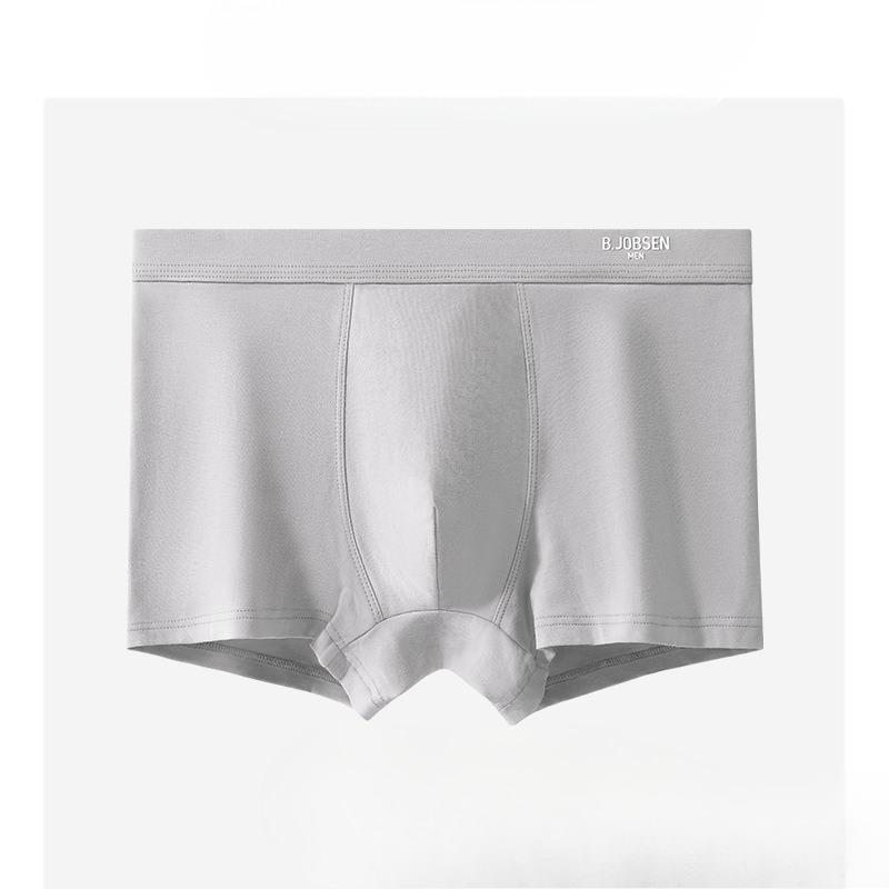 Plus Size Men's Summer Pure Cotton Class A Cotton 10A Antibacterial Breathable Mid Waist Briefs