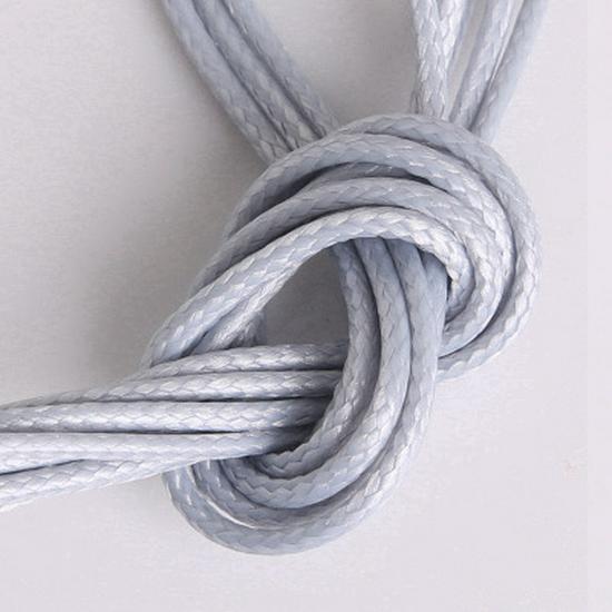 2mm Korean Waxed Cord Faux Leather Necklace Rope for DIY Jewelry Making & Bracelets.