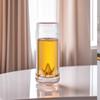 Double-Layer High Borosilicate Glass Tea Cup - Heat-Resistant, Wide Mouth, Straight Tube Design