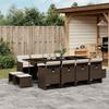VidaXL Garden Dining Set with Cushions 13 Pcs, Patio Table and Chair, Patio Furniture, Furniture 3210621