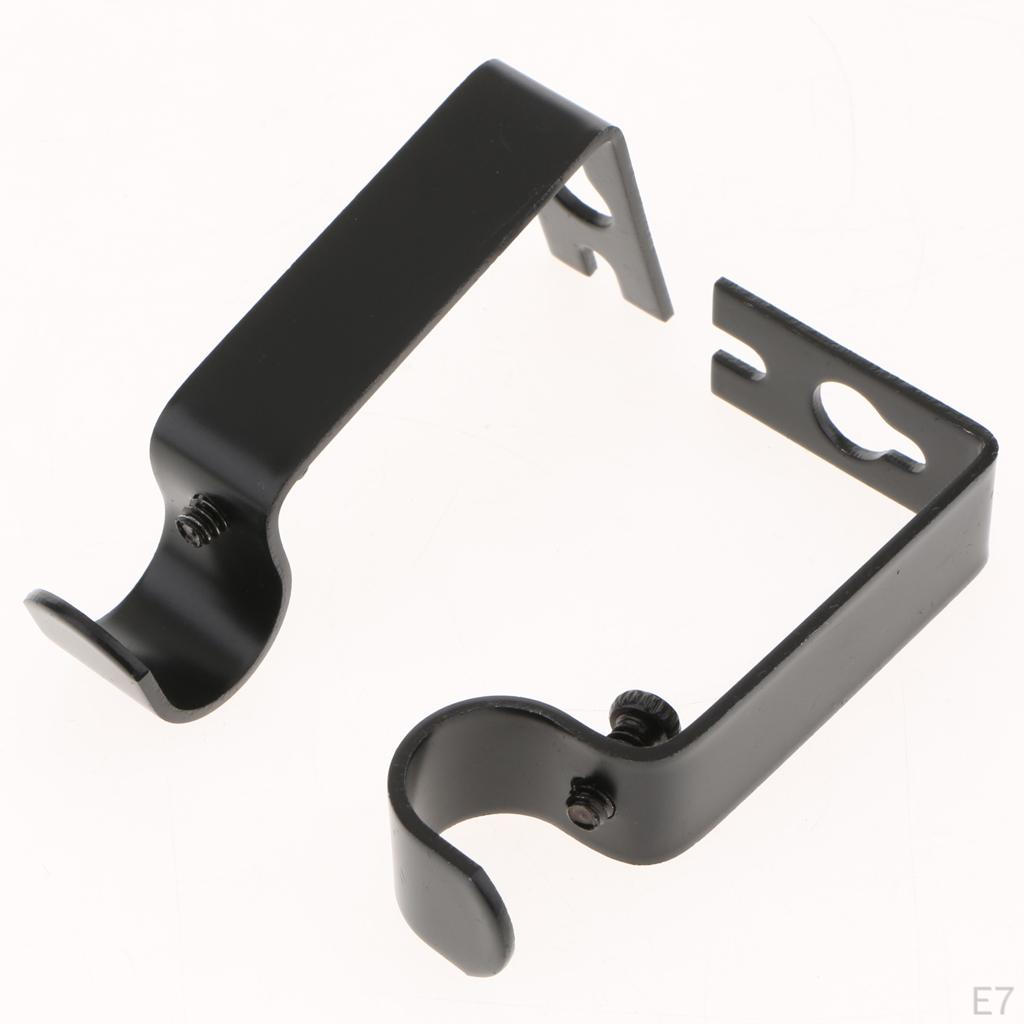 2 Adjustable Curtain Rod Holder for Bedroom
